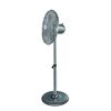 Chromfarbener Standventilator