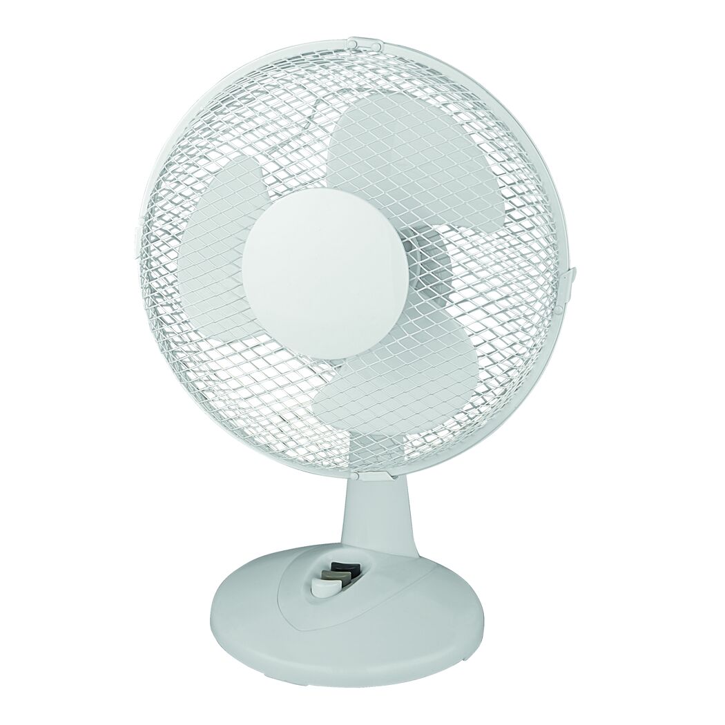 Weißer Tischventilator