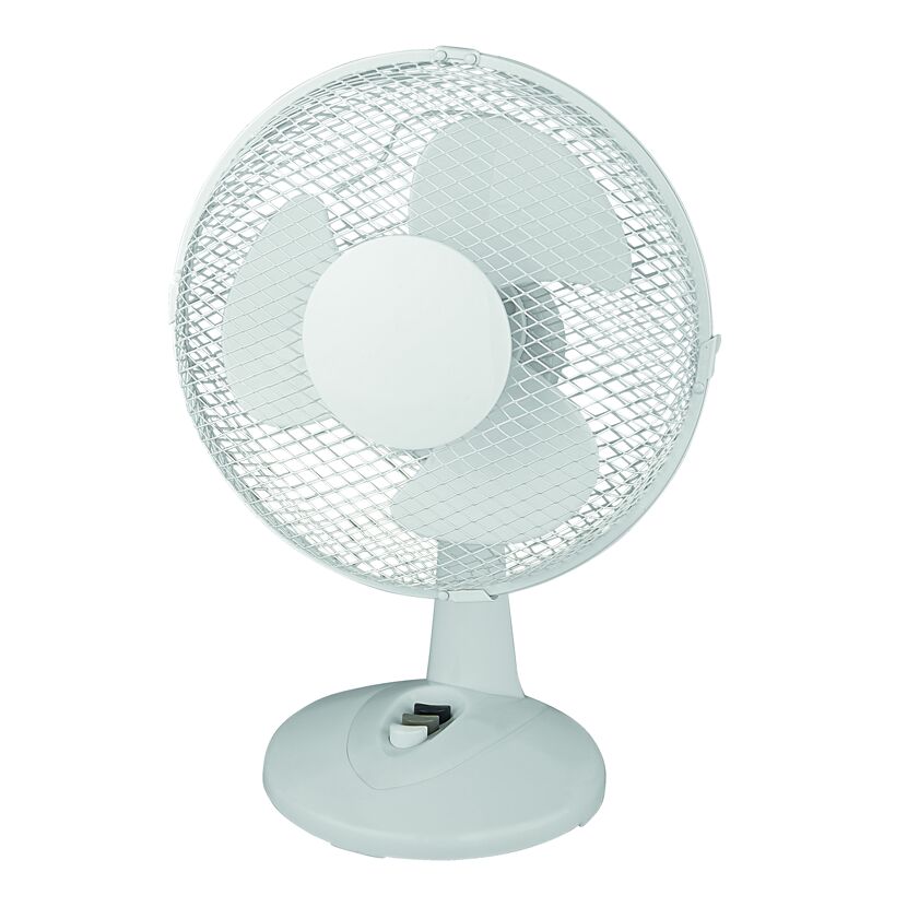 Weißer Tischventilator