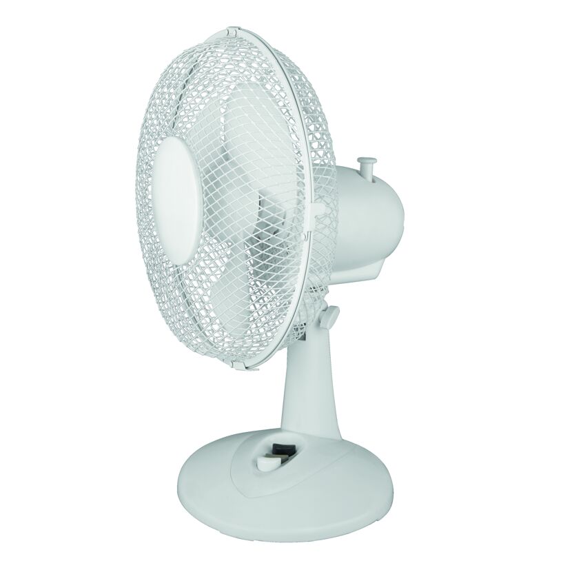 Weißer Tischventilator