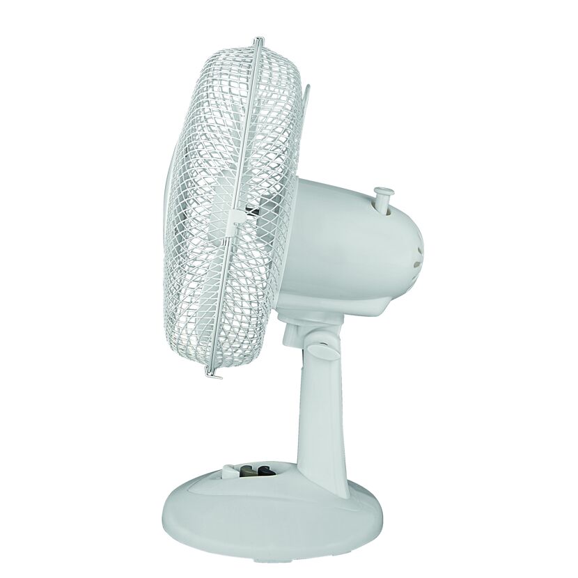 Weißer Tischventilator