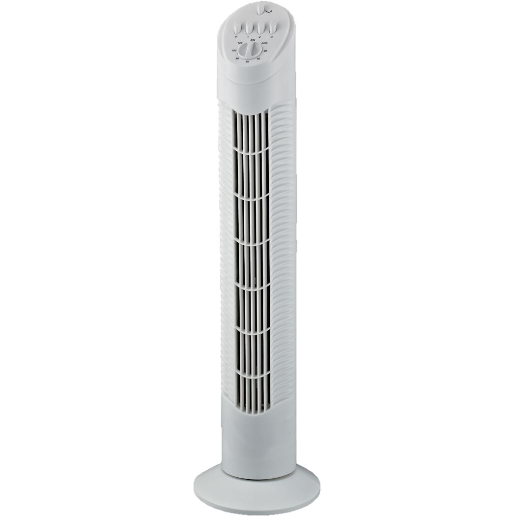 Turmventilator weiß 76 cm