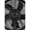 Standventilator schwarz, Nahaufnahme des Bedienfelds