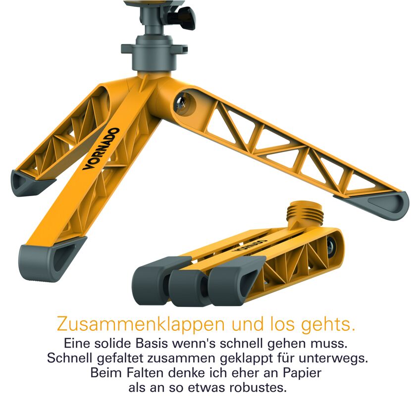 Baustellenventilator 'EXO 5' schwarz/gelb