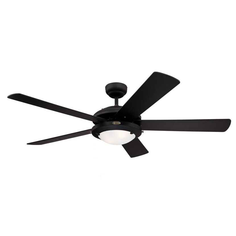 Deckenventilator 'Comet' schwarz Ø 132 cm