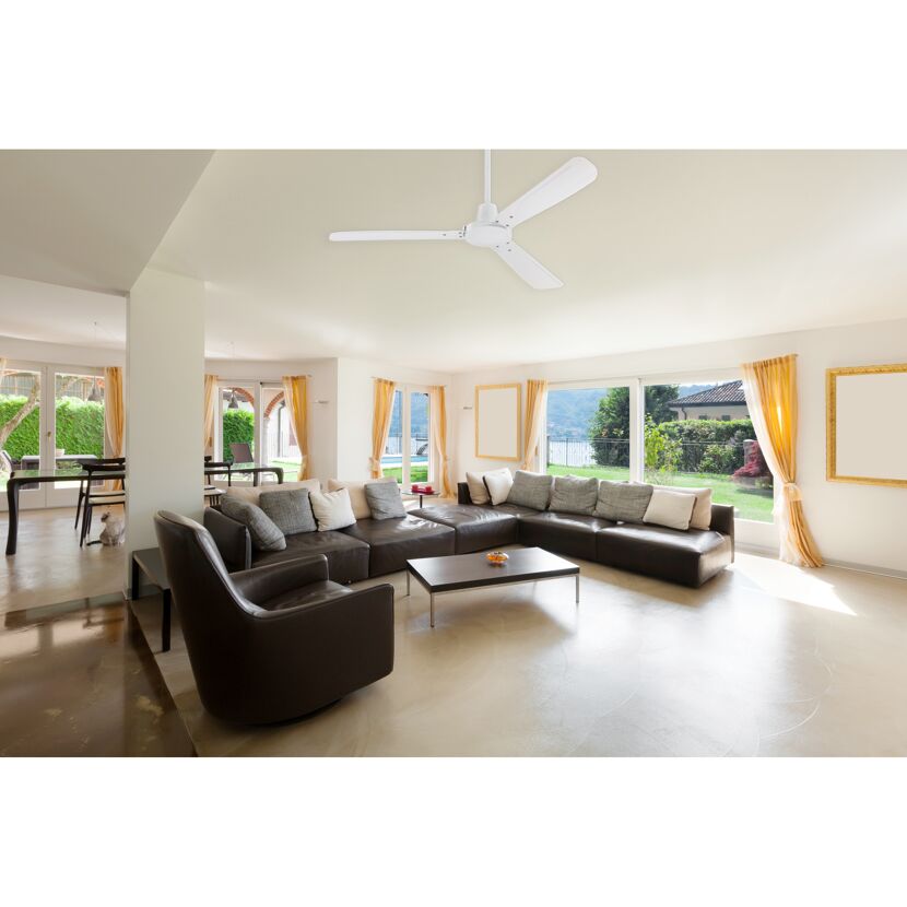 Deckenventilator 'Urban Gale' weiß Ø 132 cm