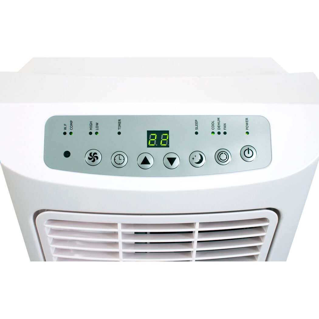 Bedienfeld des Klimageräts Suntec Rapido 9.0 Eco R290