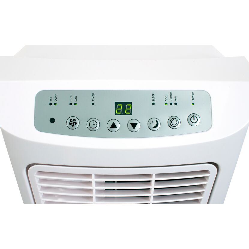 Bedienfeld des Klimageräts Suntec Rapido 9.0 Eco R290