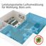 Luftreiniger für Wohnung und Büro, 125 m³/h Luftumwälzung