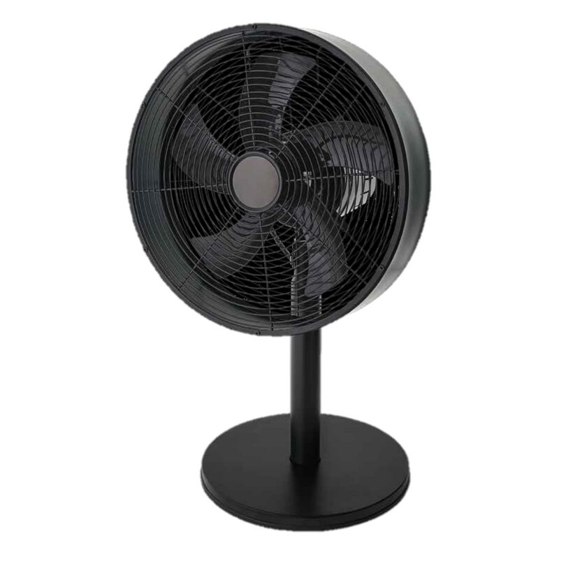 Schwarzer Tischventilator