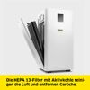 Kärcher Luftreiniger mit geöffnetem Filterfach