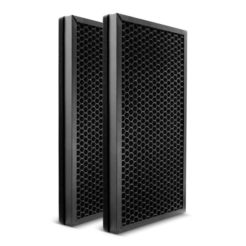 Zwei schwarze Filter des Kärcher Filtersets AF 50
