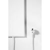 Infrarotheizung mit Kabel und Stecker