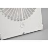 Weißer Ventilator Breezy von unten