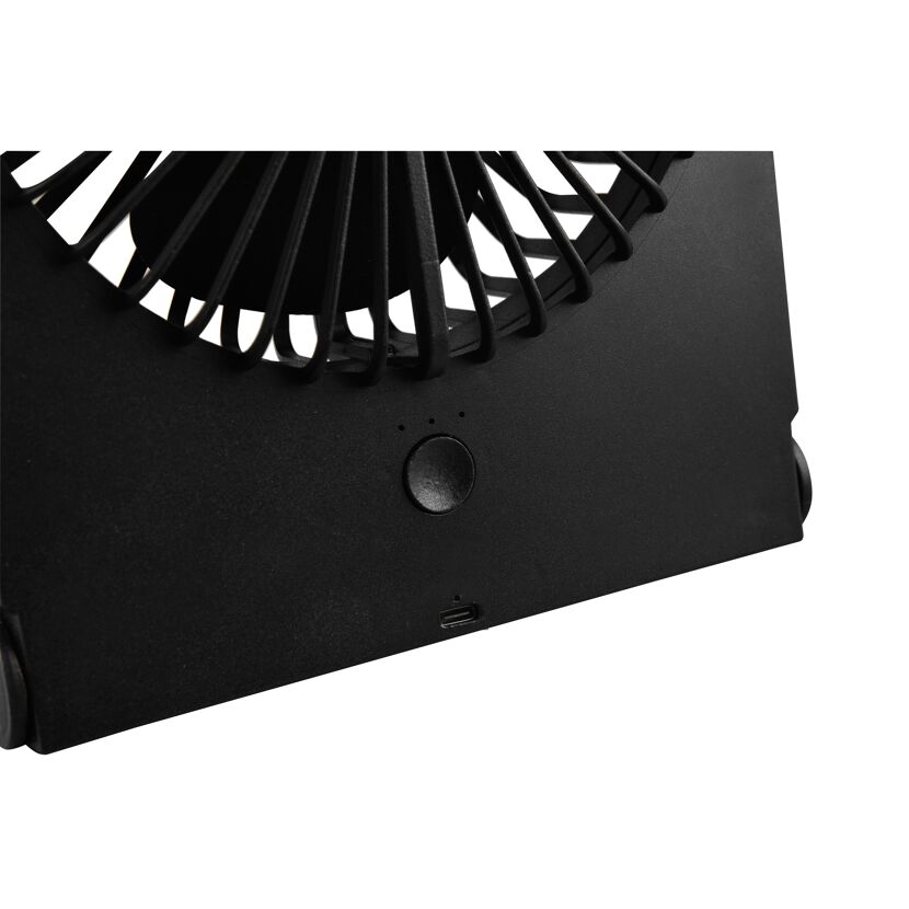 Schwarzer Ventilator Breezy