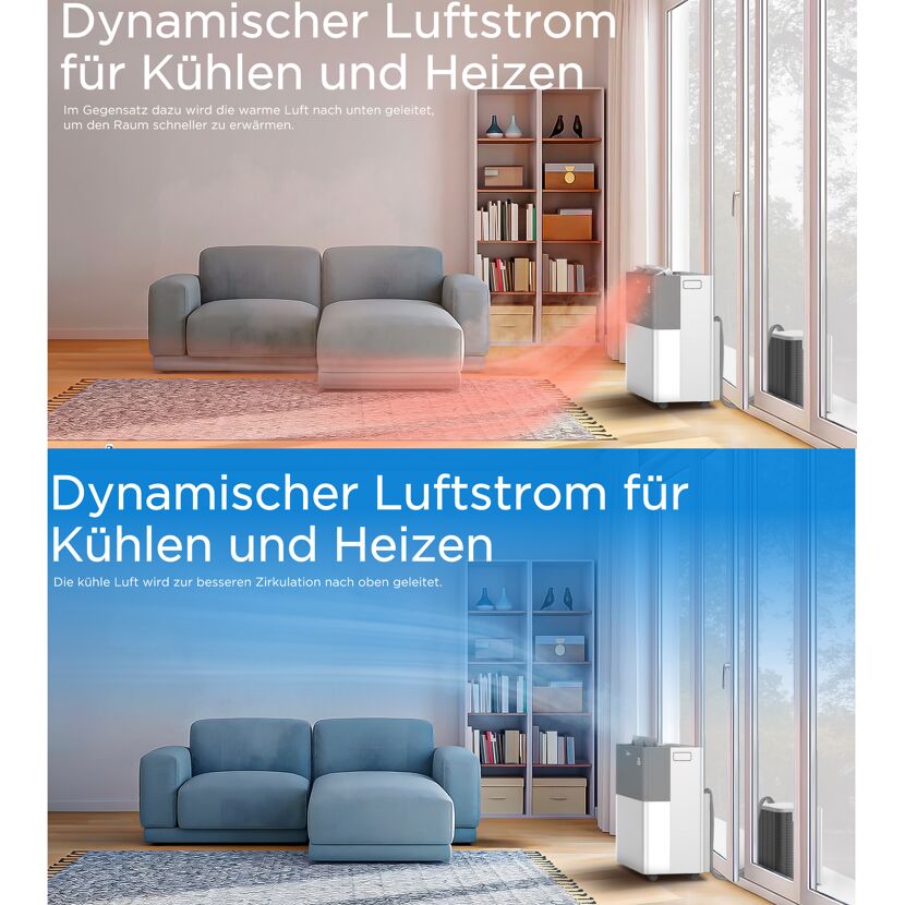 Mobiles Klimagerät zur Raumklimatisierung