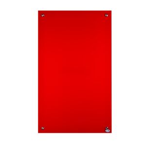 Infrarotheizung 'Glas-Serie' rot 600 W