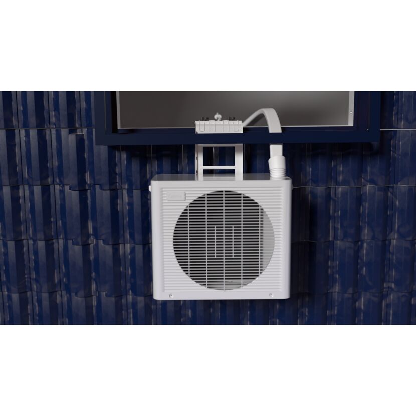 Klimaanlage in Fensterhalterung