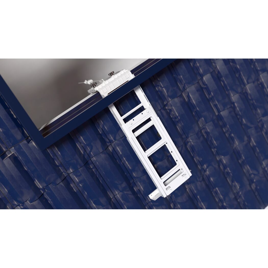 Fensterhalterung mit Leiter