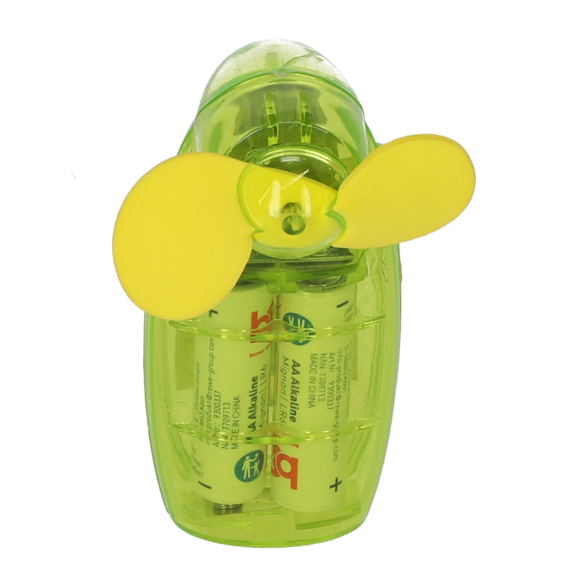 Mini-Handventilator batteriebetrieben Kunststoff
