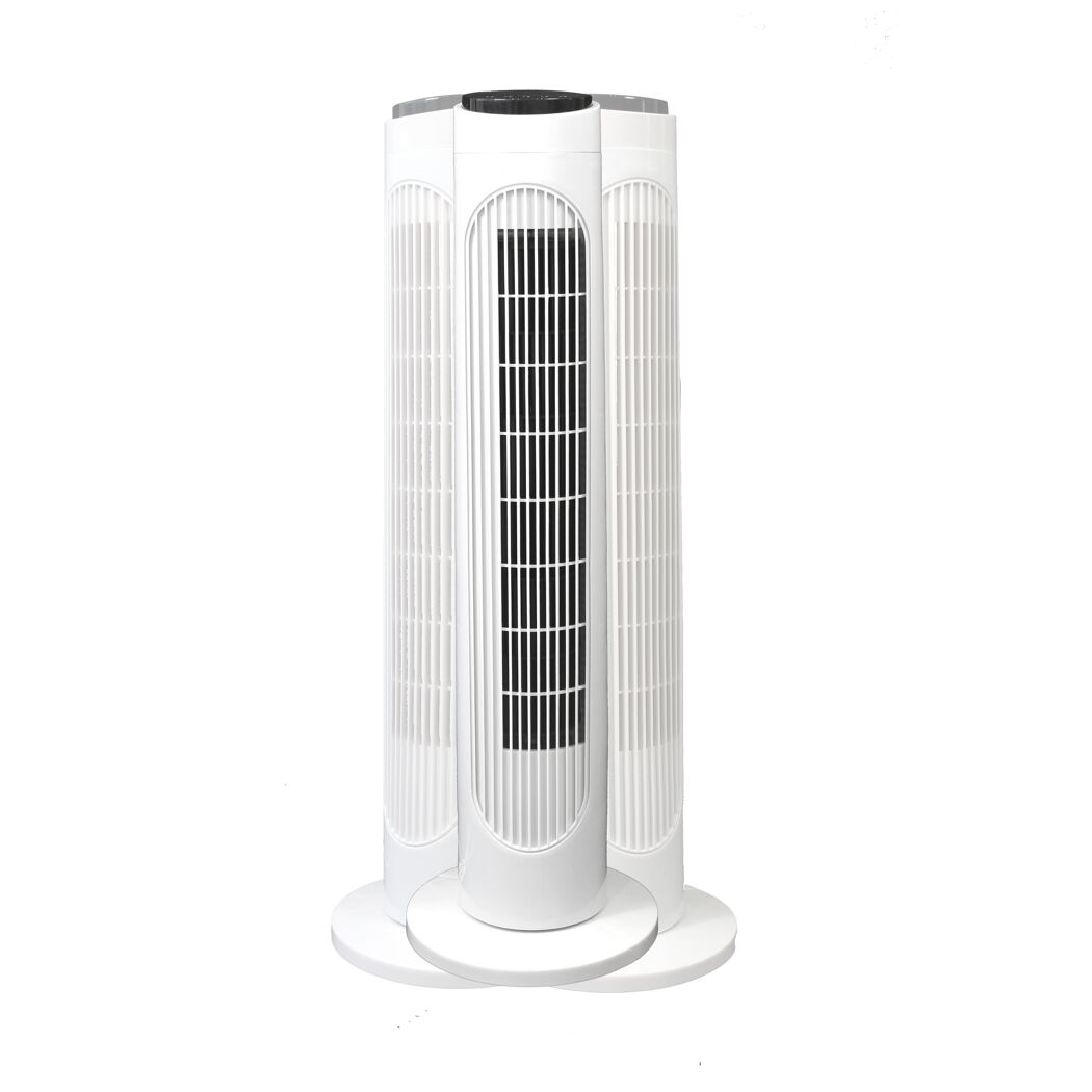 Weißer Turmventilator