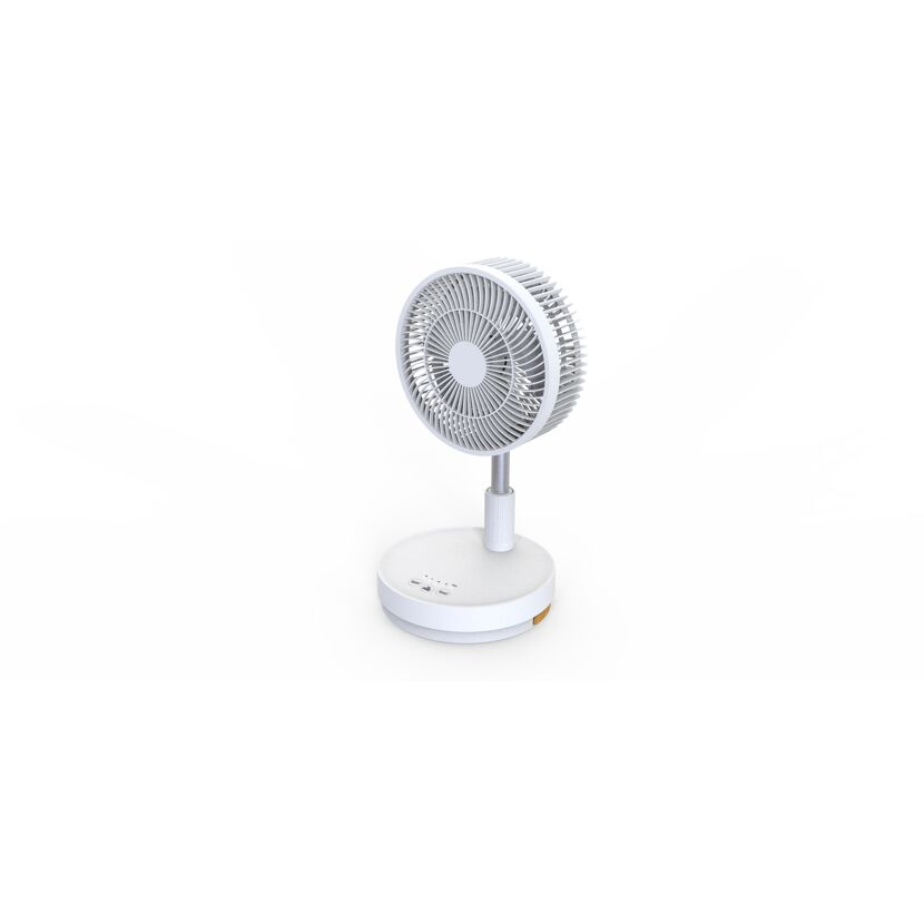 Weißer Tischventilator