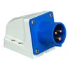 Blauer Caravan-Wandstecker, 3-polig, 16A