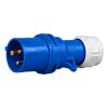 Blauer Caravan-Stecker, 3-polig, 16 A