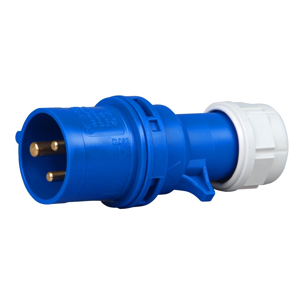 Blauer Caravan-Stecker, 3-polig