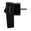 Schwarzer Stecker mit Schalter