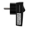 Schwarzer Stecker mit Schalter