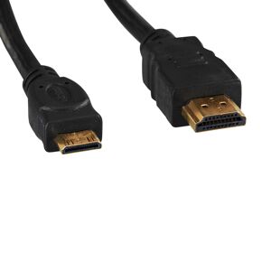 HDMI-Kabel mit Ministecker schwarz 1,5 m