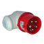 Roter CEE-Winkelstecker, 5-polig, 16A