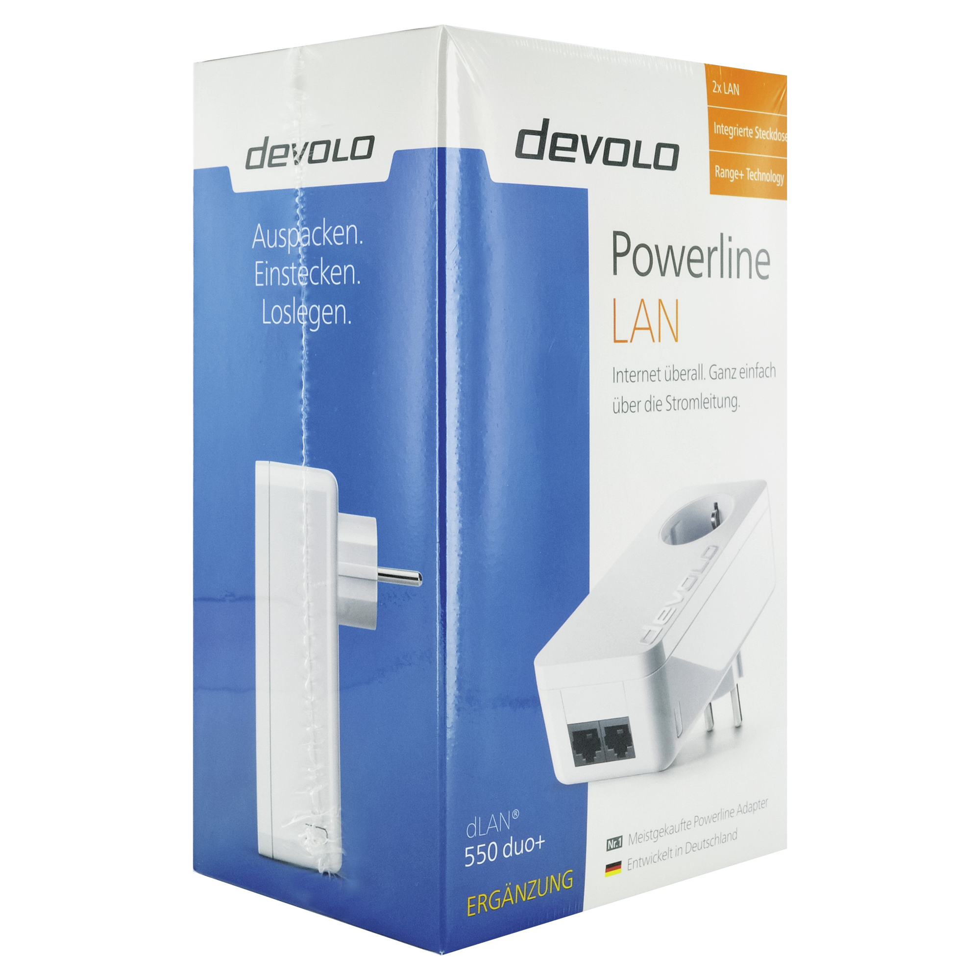 Powerline-Adapter dLAN 550 duo+ + product picture