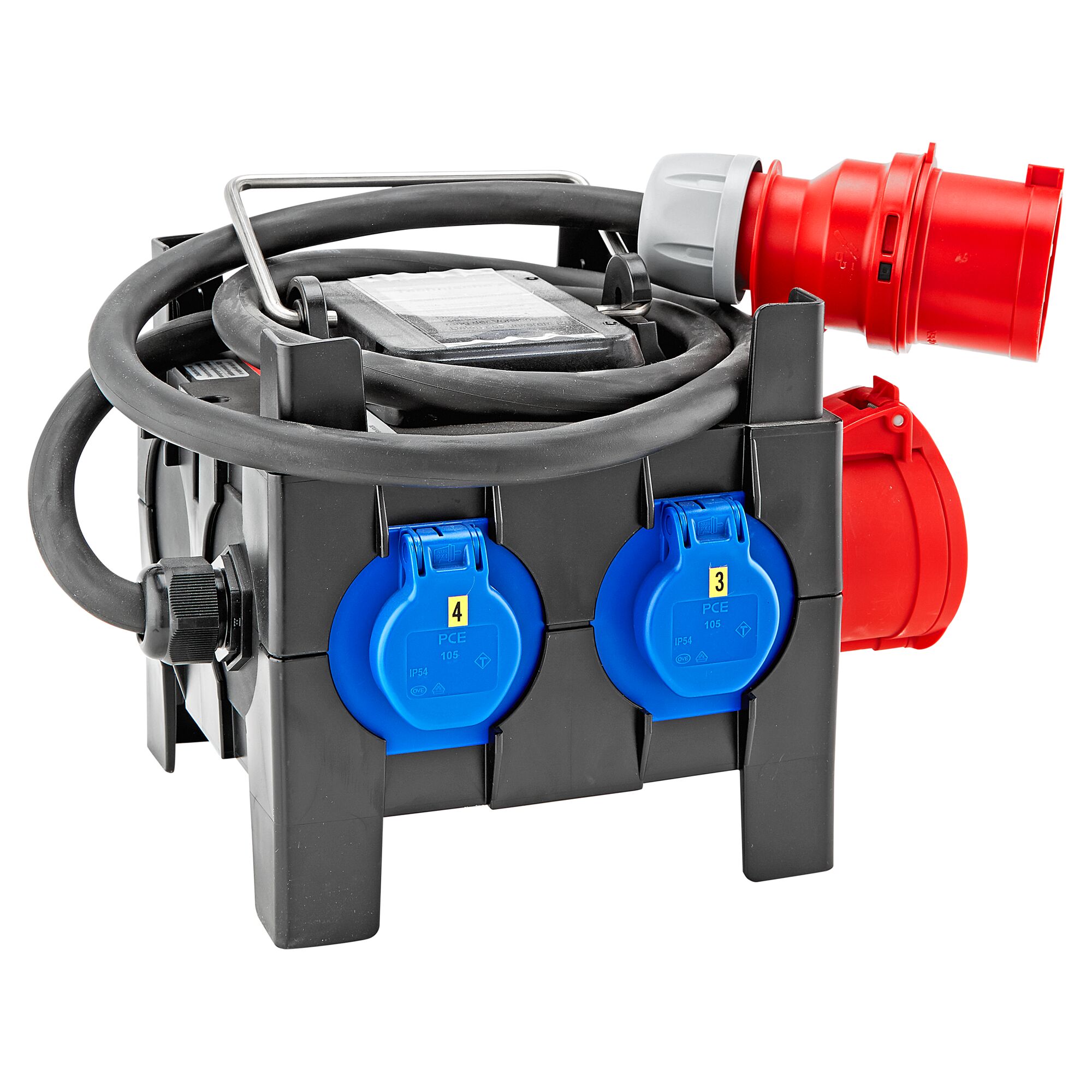 CEE-Mobilverteiler mit Anschlüssen