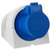 Blauer Caravan-Wandstecker, 3-polig, 16A