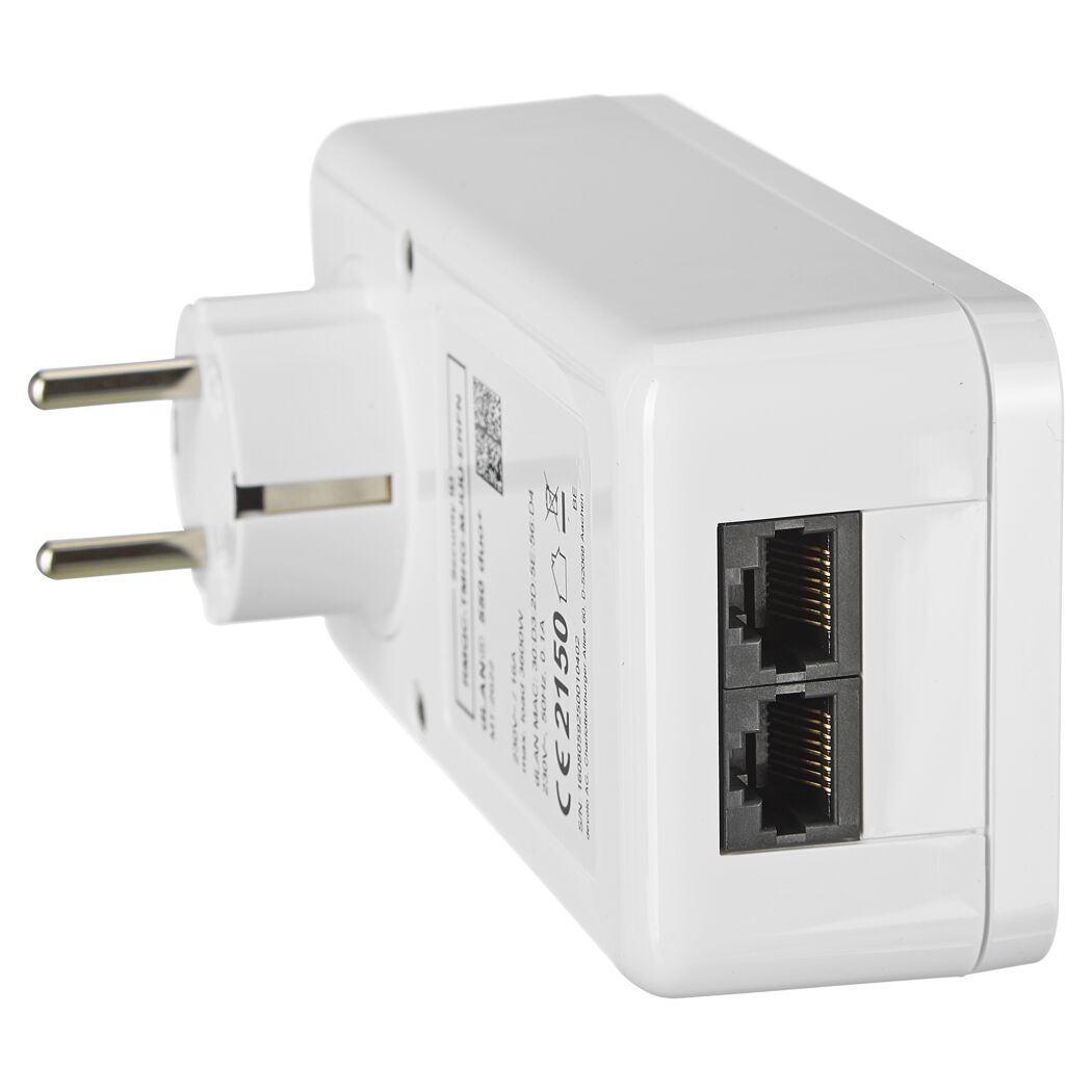 Devolo Powerline Adapter Einzel mit Steckdose