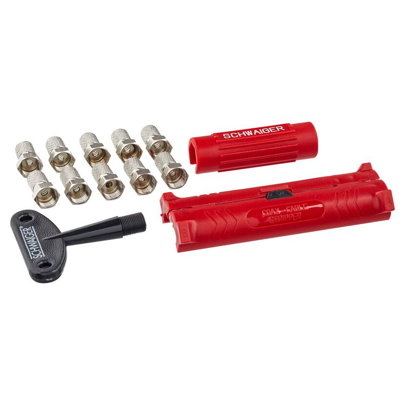 Montage-Set für F-Stecker