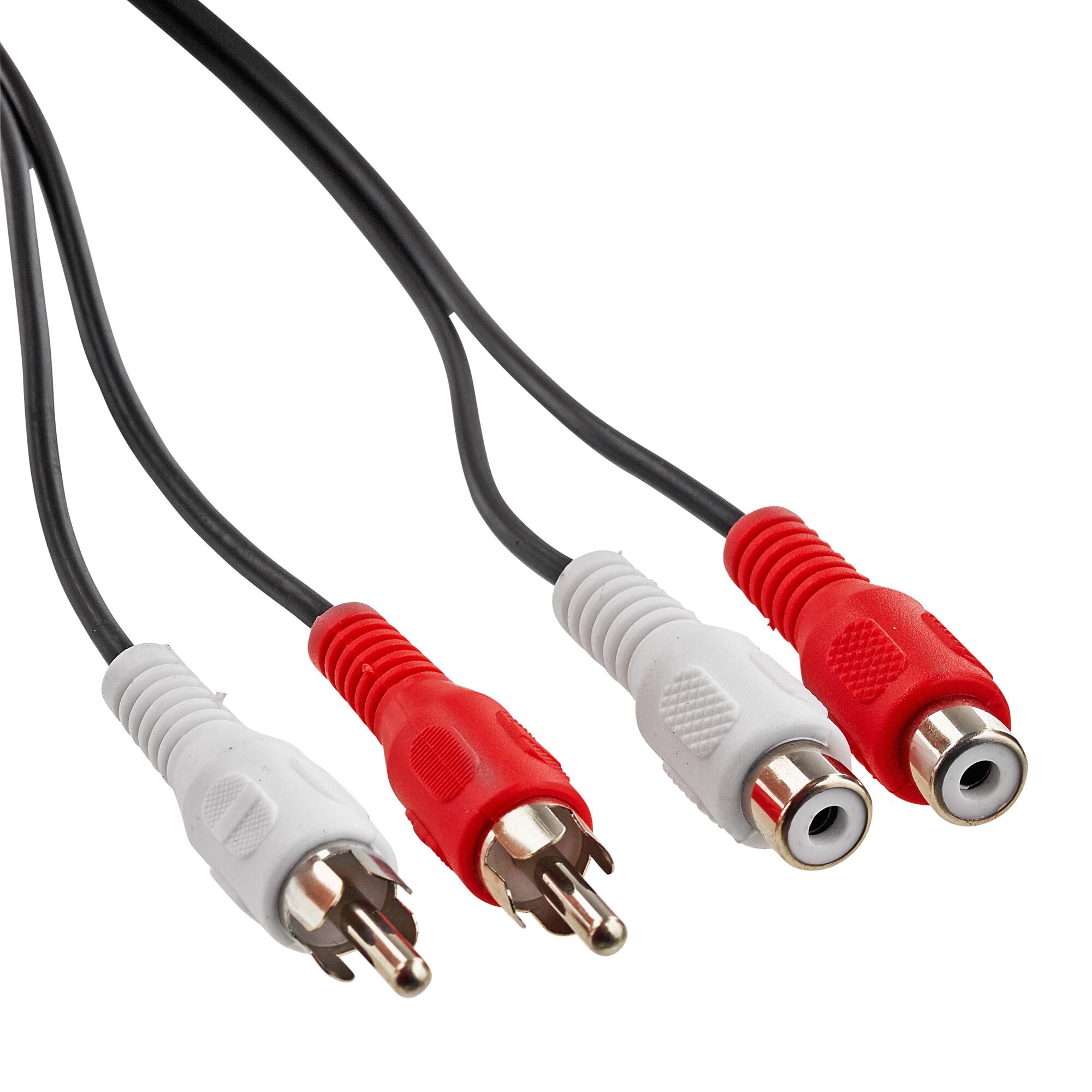 Audioverlängerung Cinch 2 x Stecker / 2 x Buchse