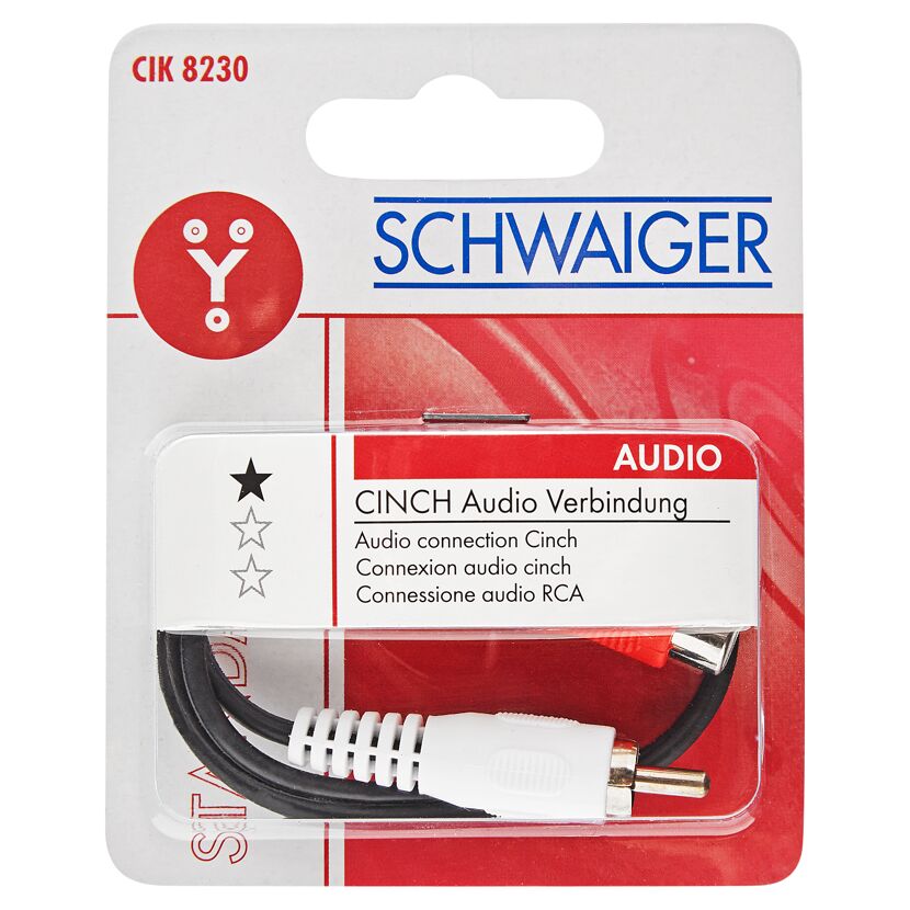 Cinch-Y-Adapter Audiostecker/-buchse 0,2 m