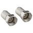 Zwei F-Aufdrehstecker 7,0 mm