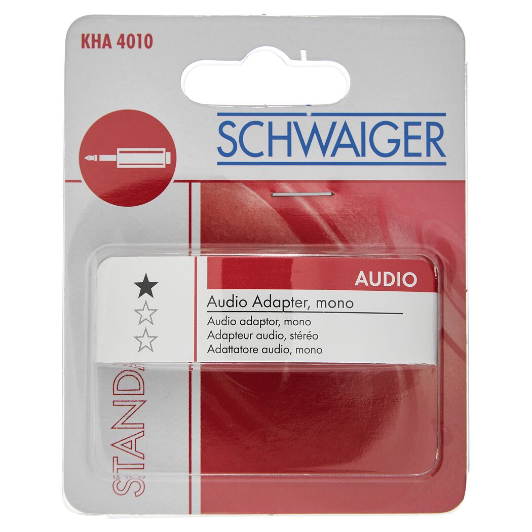 Audio Adapter Mono von Schwaiger