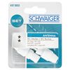 Zwei IEC-Stecker und -Buchsen von Schwaiger