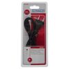 Schwarzes Netzkabel 1,5m in Verpackung