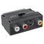 Schwarzer Video-AV-Adapter