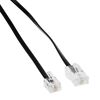 Schwarzes RJ11-auf-RJ45-Anschlusskabel