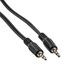 Schwarzes 3,5-mm-Stereoklinkenkabel