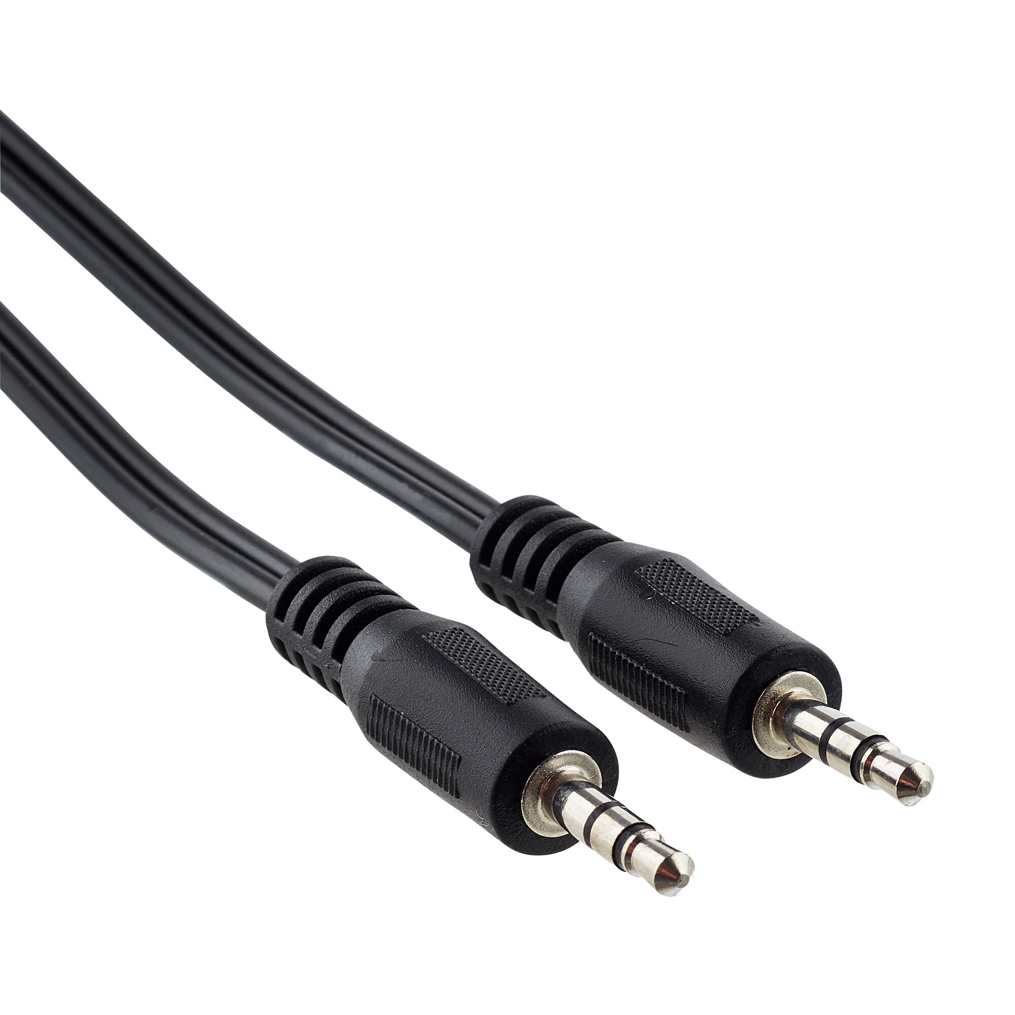 Schwarzes 3,5 mm Klinkenkabel