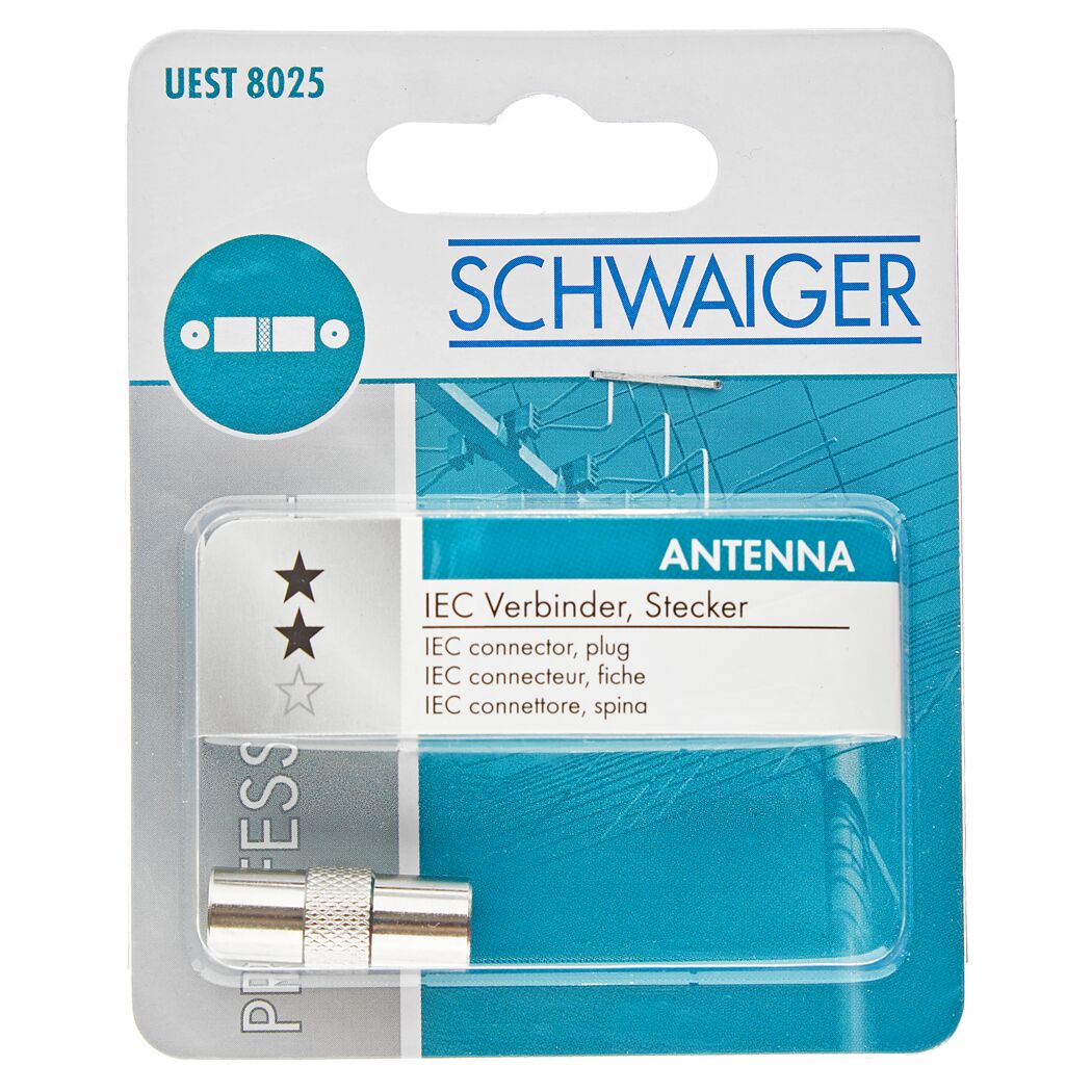 Koax-Doppelstecker von Schwaiger