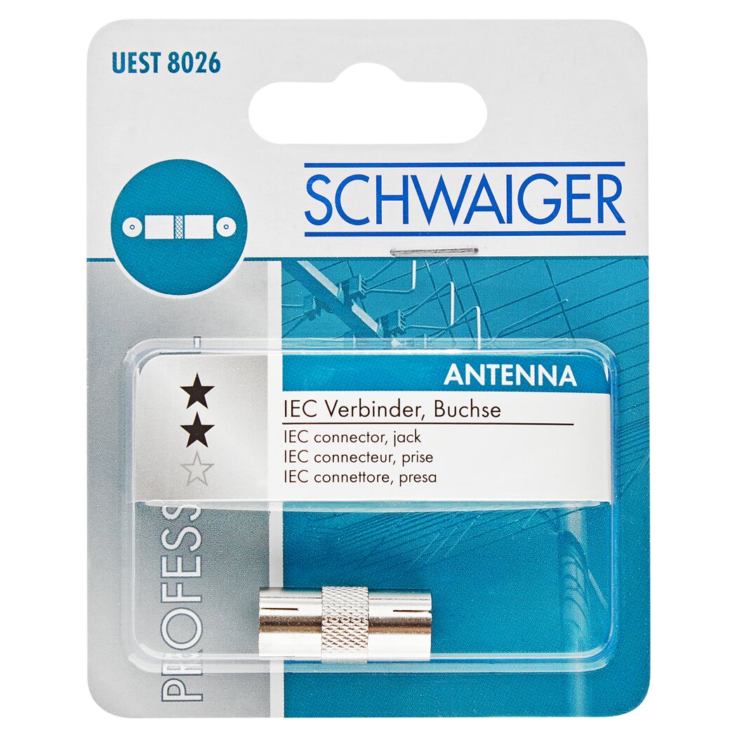 IEC-Verbinder, Buchse von Schwaiger
